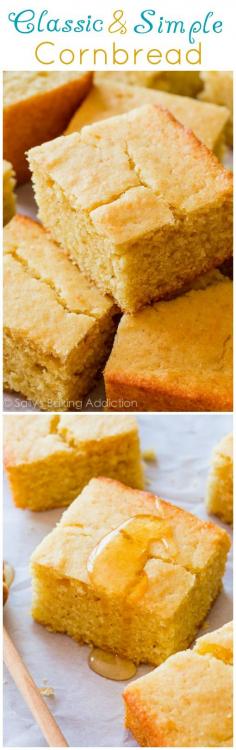 
                    
                        This is my favorite recipe for cornbread! Crunchy edges, moist interior, TONS of flavor!
                    
                