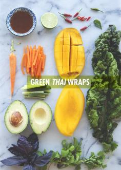 Green Thai Wraps (Healthy)