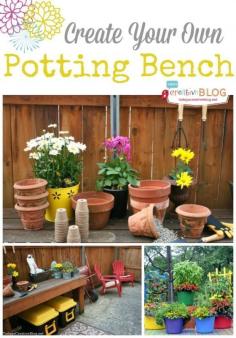 
                    
                        Create Your Own Potting Bench | TodaysCreativeLif...
                    
                