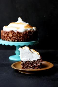 
                    
                        No Bake S’mores Chocolate Crackle Cake
                    
                