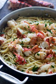 
                    
                        Easy Lobster Scampi with Linguini
                    
                