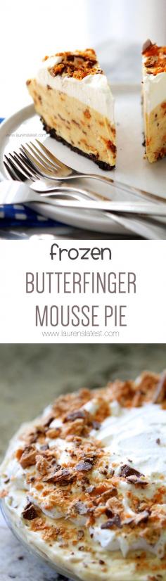 
                    
                        Frozen Butterfinger Mousse Pie
                    
                