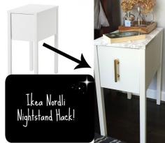
                    
                        Ikea nordli nightstand hack- simple, fast & inexpensive!
                    
                