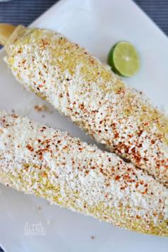 Mexican corn yummy!