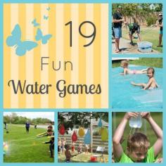 
                    
                        19 Fun Water Games  **I've got to remember these for this summer's family reunion!**
                    
                