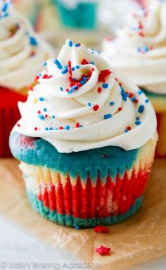 How To Make Festive, Colorful Tie Dyed Homemade Cupcakes & Cakes.