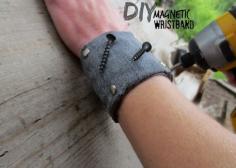 
                    
                        Magnetic Wristband. It is a wonderful gift idea to make a magnetic wristband for your father or husband if he is often dealing with things like screws, nails or pins. This is a very thoughtful and practical present for men.
                    
                