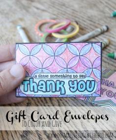 Free Printable for Gift Cards by Do Small Things with Love. Remember this for coaches gifts