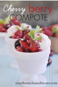 Fruit compote - easy dessert recipes