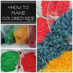 Colored Rice Recipe and Tutorial