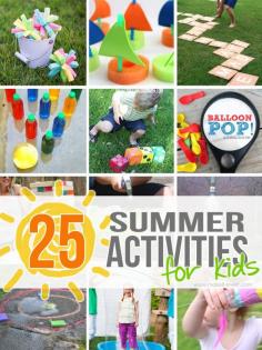 
                    
                        25 Outdoor Summer Activities for Kids | via Make It and Love It
                    
                