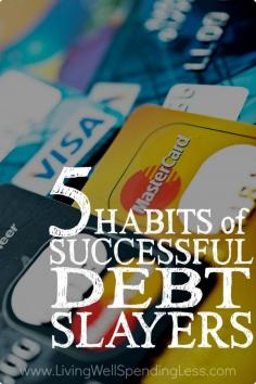 
                    
                        Ever feel like you are drowning in in a sea of unpaid bills? Taking on that debt dragon can be incredibly scary but these 5 simple habits of successful debt slayers can help you kill that debt once and for all!
                    
                