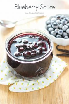 
                    
                        Blueberry Sauce - easy 15 minute recipe. Great as a topping on your favorite sweet treats.
                    
                