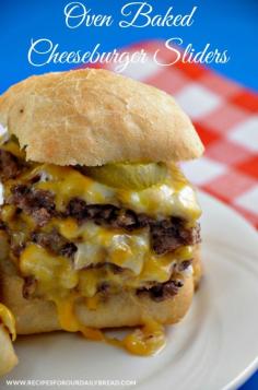 Oven Baked Cheeseburger Sliders Recipe