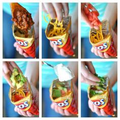 
                    
                        Walking Tacos -- super easy family-friendly meal, perfect for outdoor summer parties!
                    
                