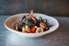 
                    
                        This Dish by Jamie's Italian UK is Topped with Mussels and Octopus #pasta trendhunter.com
                    
                