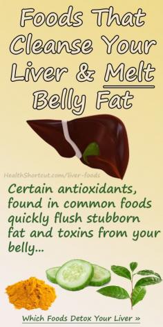 Which foods clear toxins from your belly?
