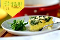 Feta  Spinach Egg Frittata
