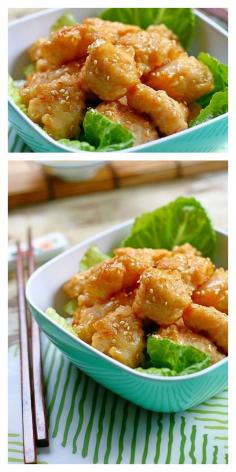 Chinese Honey Chicken | Chinese Honey Chicken Recipe | Easy Asian Recipes at RasaMalaysia.com