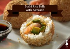 
                    
                        Sushi Rice Balls with Avocado | Easy to make and only requires a few simple ingredients
                    
                