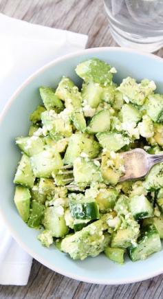 Cucumber Avocado Salad