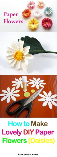 
                    
                        How to Make Lovely Paper Flowers (Daisies)
                    
                