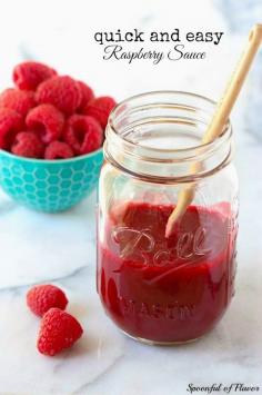 Easy Homesteading: Easy Raspberry Sauce Recipe