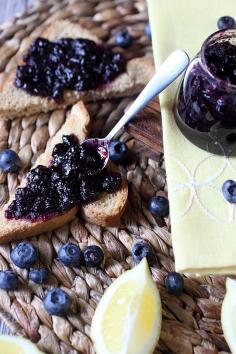 Blueberry Lemon Jam Recipe - Tastes of Lizzy T