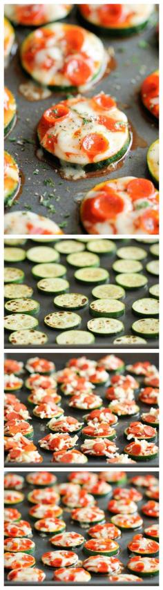 Nom Noms Zucchini Pizza Bites