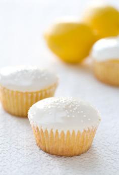 Lemon Buttermilk Cupcakes Recipe from @Lindsay Landis | Love and Olive Oil