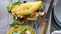 This gluten-free Vietnamese pancakes with fish recipe is also diabetic-friendly.