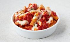 
                    
                        Sbarro's Baked Ziti Pasta Blends Mozzarella and Marinara Ingredients #pasta trendhunter.com
                    
                