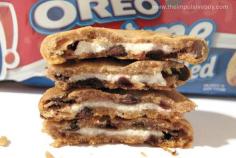 
                    
                        These Chips Ahoy Cookies are Filled with Oreo Vanilla Cream #cookies trendhunter.com
                    
                