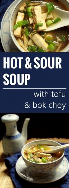 
                    
                        Hot and Sour Soup with Bok Choy
                    
                