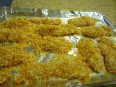 Parmesean crusted chicken tenders...