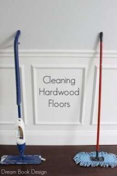 
                    
                        The best way to clean hardwood floors in your home. Two different tools that make all the difference on dreambookdesign.com
                    
                