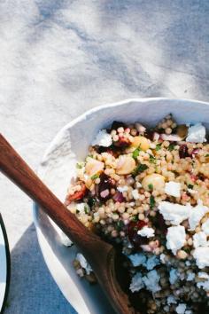 
                    
                        Couscous Salad with Fresh Cherries
                    
                