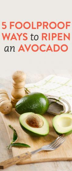 5 easy ways to ripen an avocado #healthy #food #eating