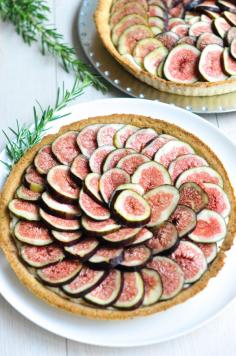 
                    
                        Fresh Fig Tart with a Rosemary Crust and Lemon Cream
                    
                