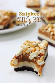 
                    
                        Raw Snickers Layer Bars...#paleo  #vegan friendly..Heaven in every bite! #dessert #recipes #delicious #recipe #food
                    
                