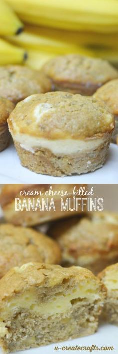 
                    
                        Cream Cheese-Filled Banana Muffins
                    
                