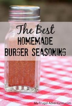 Homemade Hamburger Seasoning {The Best Burger Seasoning} - My Frugal Adventures