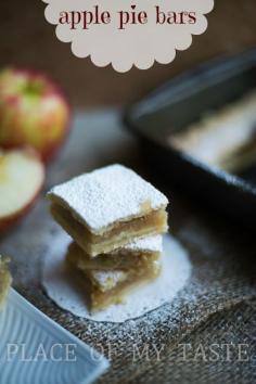 Apple Pie Bars -Place Of My Taste - Nap-time Creations