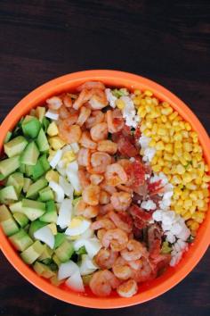 
                    
                        Cajun Shrimp Cobb Salad with Cilantro Lime Vinaigrette
                    
                