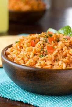 Restaurant-Style Mexican Rice [skip the lime juice]