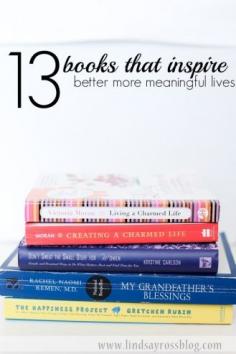 13 books that will motivate you to CREATE and LIVE a better life story. Definitely "must read" books!!! “I would be most content if my children grew up to be the kind of people who think decorating consists mostly of building enough bookshelves.” —Anna Quindlen