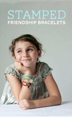Stamped Friendship Bracelets {DIY Gift} - I Heart Nap Time