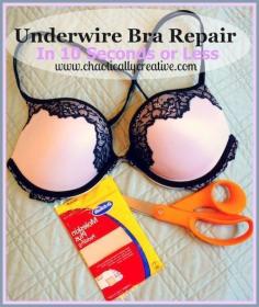
                    
                        Underwire bra repair in 10 seconds or less (scheduled via www.tailwindapp.com)
                    
                