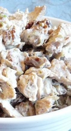 Roasted Chicken Salad with Dried Cherries Recipe _ This is the 1st chicken salad I made when we opened the deli. It is one of my favorites & I hope you give it a try. I promise, it is wonderful!