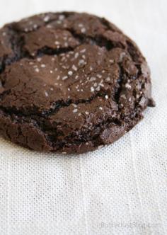 Olive Oil & Sea Salt Brownie Cookies: "The mildness of the olive oil really let the rich chocolate flavor shine (they’re a hit with dark chocolate lovers).  The texture was soft and fudgy on the inside with nice crisp outside that kept them from falling apart. And sea salt + dark chocolate? A match made in heaven. For added sweetness, try milk chocolate chips instead of semi sweet."